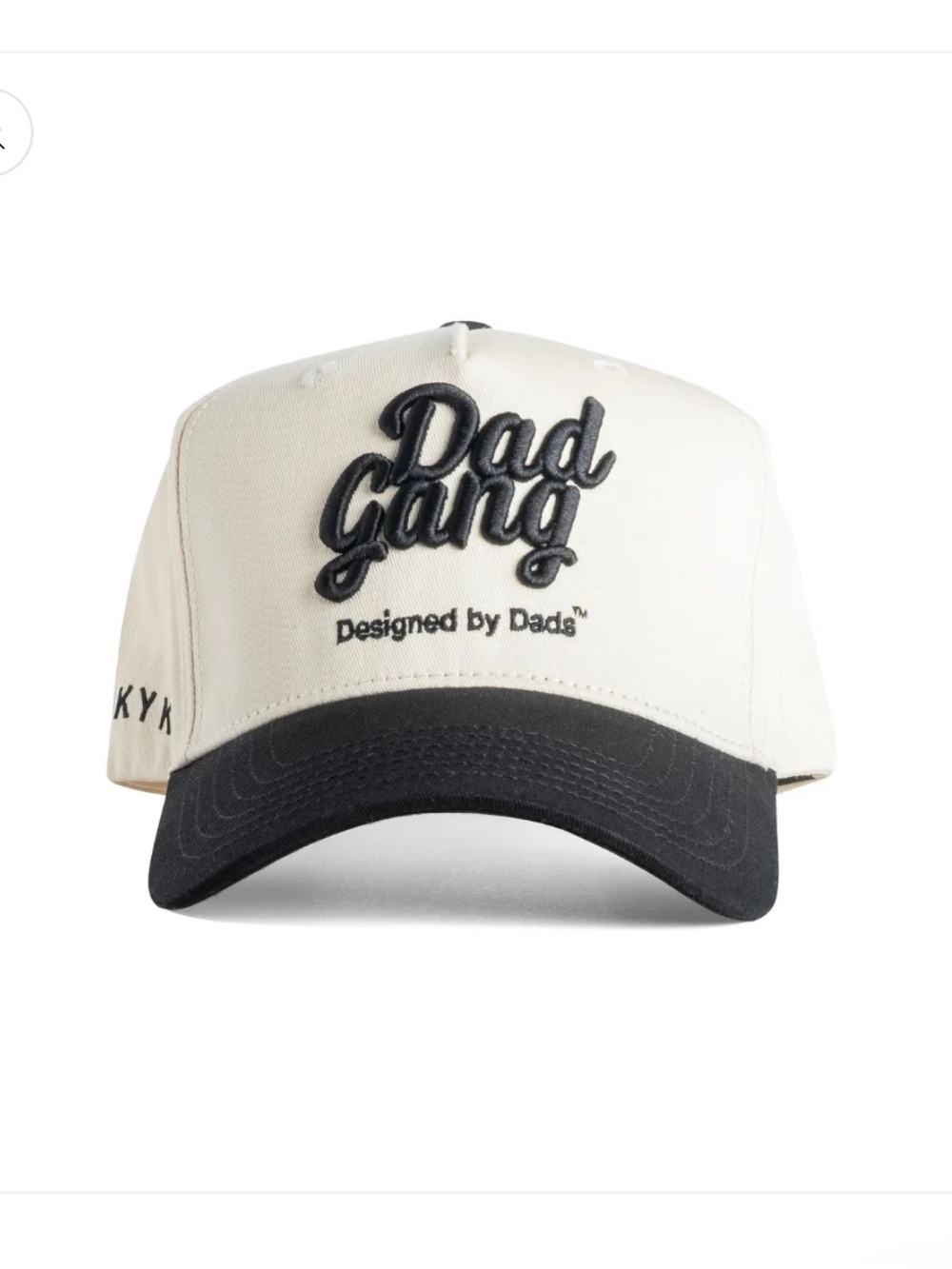 Dad Gang Hat - Cream & Black